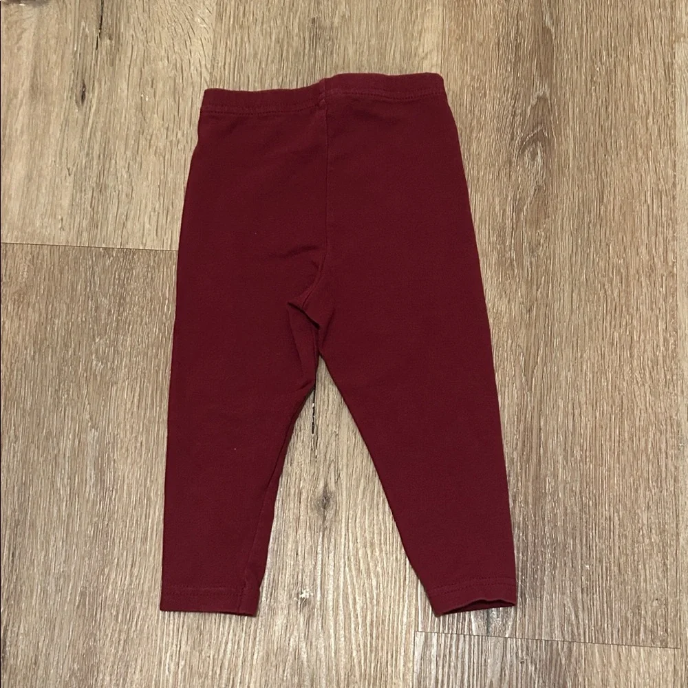 Carters Kids Maroon Leggings